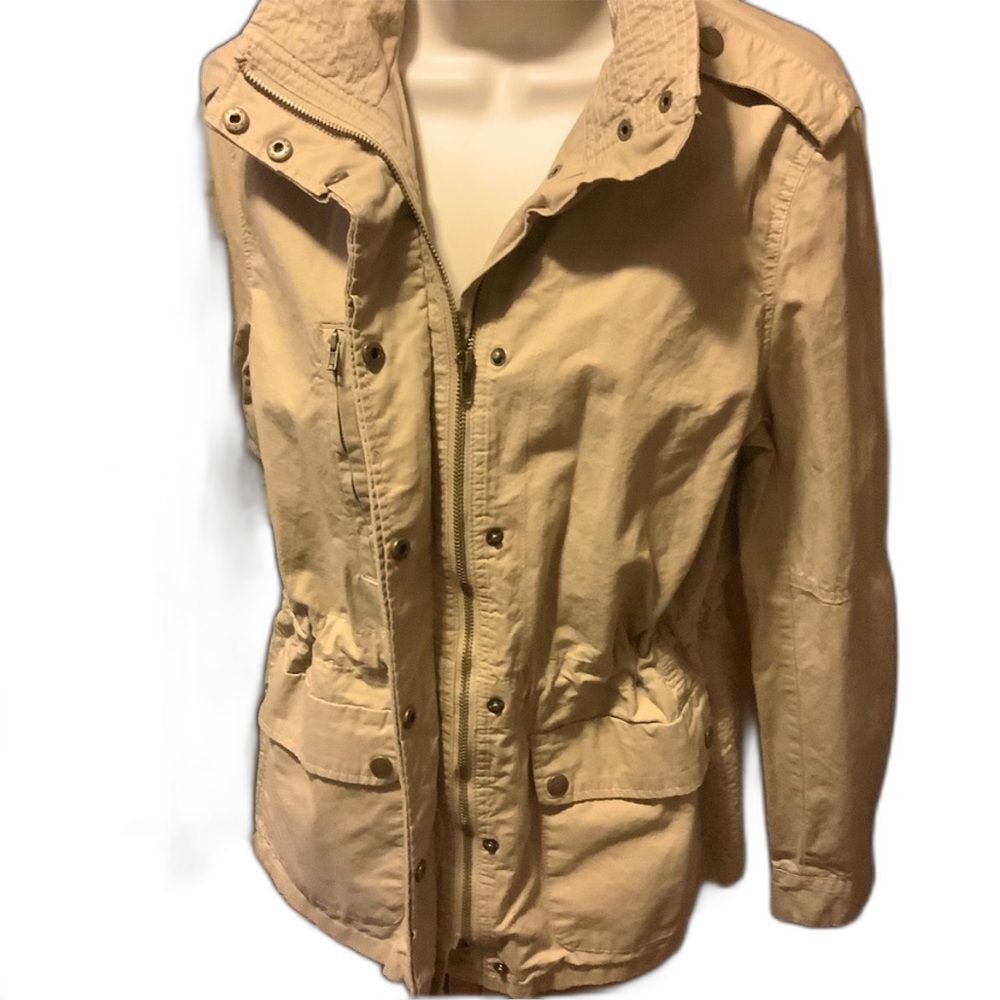 Love Tree Jacket, light weight, cotton, pale pink color, size large - Picture 3 of 7